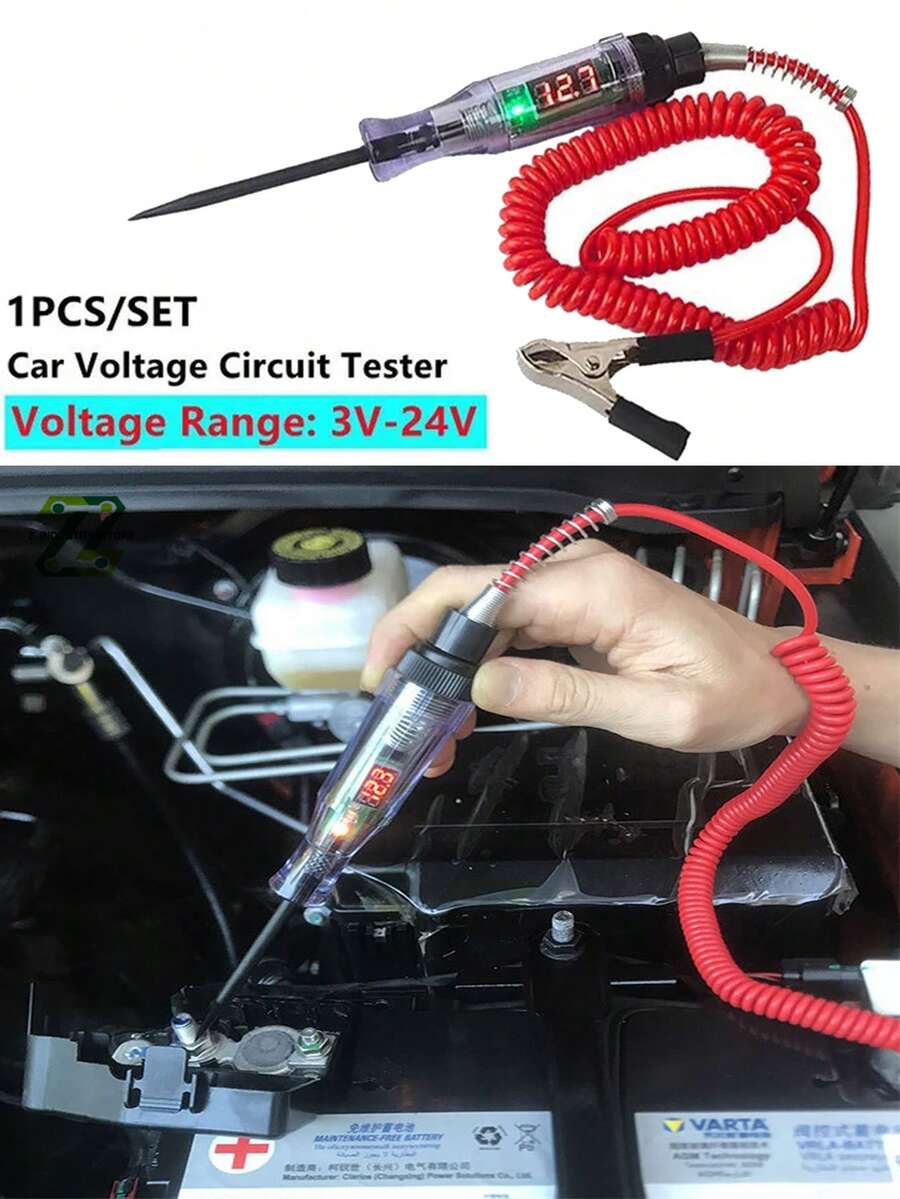 1pc 3V-24V Car Voltage Circuit Tester | SHEIN USA