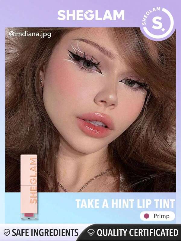 SHEGLAM Take A Hint Lip TintPrimp Color Changing Long Lasting Lip Gloss High Gloss Finish All