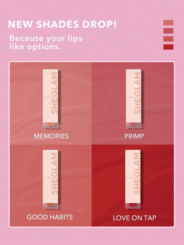 SHEGLAM Take A Hint Lip TintPrimp Color Changing Long Lasting Lip