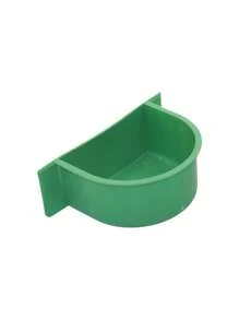 10 chiếc cốc uống/cho vẹt xanh cho 2 lần sử dụng, thích hợp cho thức ăn cho chim ăn và uống - màu xanh lá - Xem 1