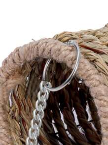 1pc Woven Birdcage Dustproof Cover For Bird For - Bronze - View 5