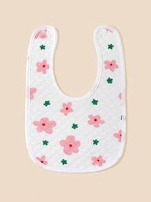 3入組隨機嬰兒花和兔子圖案圍兜 - 彩色 - 查看 6