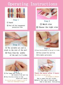 Solid Color Nail Polish Strips, 1sheet Nail Art Sticker & 1pc Nail File, Manicure Kits for Women Girls - Burgundy - View 5