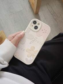 花卉圖案手機外殼 - 彩色 - 查看 1