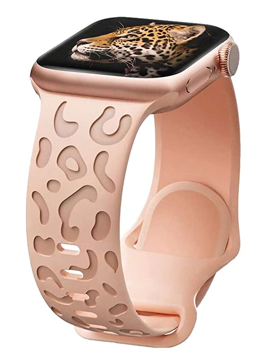 Silicone Watchband Compatible With Apple Watch