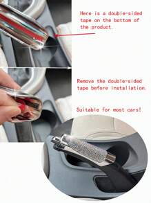 1 pieza Cubierta de freno de mano de coche con diseño de diamante de imitación - Multicolor - Ver 4