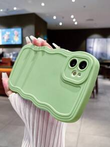 Vỏ điện thoại Matcha Green Wave Design Tương thích với Apple/samsung/redmi - Màu xanh Bạc hà - Xem 5