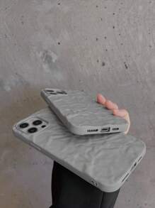 Estuche para teléfono con textura gris claro - Gris Claro - Ver 3