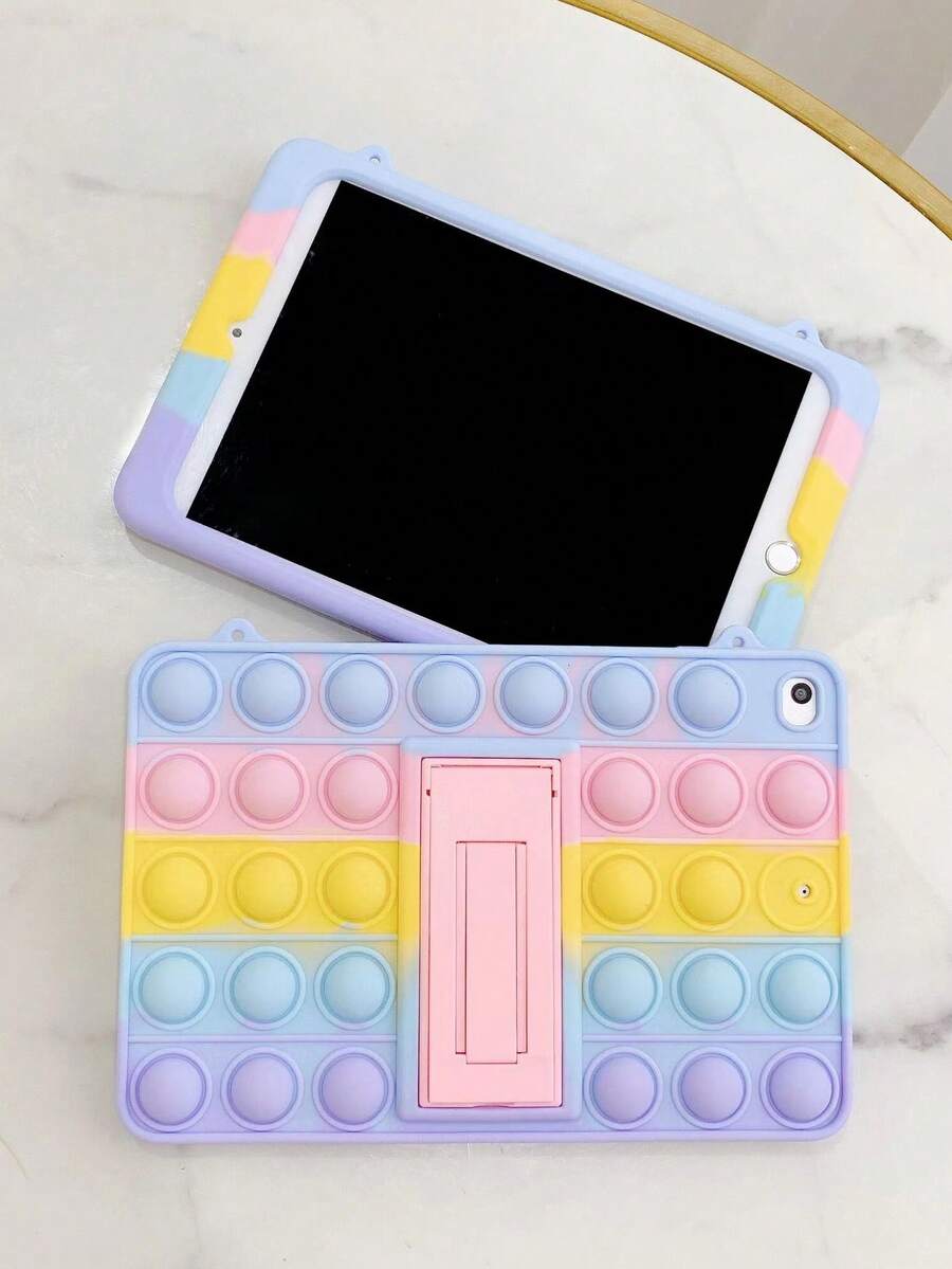 撞色矽膠套適用於iPad - 彩色 - 查看 1