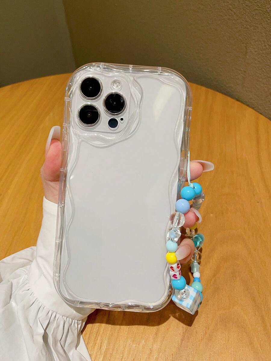 Clear Phone Case With Lanyard - Multicolor - View 1