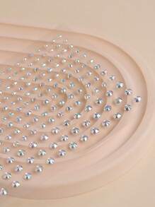 STARTTOOS 2 Sheets Multisize 3d Simulated Gemstones Eye & Face Stickers For Diy Decoration Of Music Festival, Y2k Makeup Party