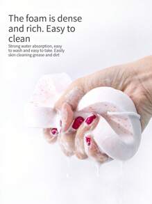 現貨型卸妝水，加厚洗臉粉撲清潔海綿洗臉柔軟親膚清潔毛巾