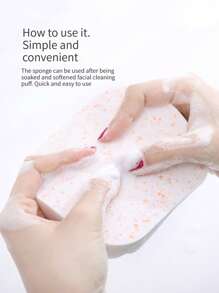 現貨型卸妝水，加厚洗臉粉撲清潔海綿洗臉柔軟親膚清潔毛巾