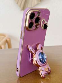 镀层无线兔型充电支架系列 - 紫色 - 查看 1