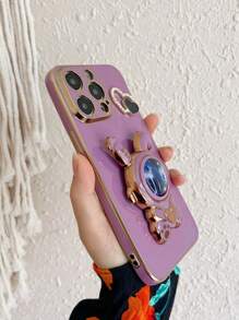 镀层无线兔型充电支架系列 - 紫色 - 查看 4