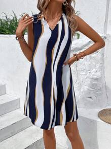 SHEIN Frenchy Đầm Khối Màu Giải trí - Nhiều màu - Xem 6