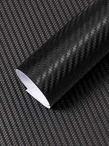 1入組30X127cm碳纖維紋理質感車膜 - 黑色 - 查看 5