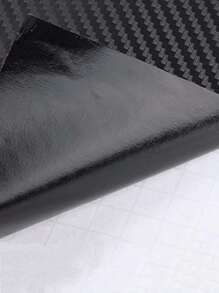 1入組30X127cm碳纖維紋理質感車膜 - 黑色 - 查看 6