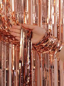 1 chiếc Kim Loại Tua Rua Màn, THÚ CƯNG Đảng Phông Nền Trang Trí cho Trang Trí Tiệc - Bạc - Xem 4