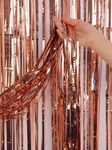 1 chiếc Kim Loại Tua Rua Màn, THÚ CƯNG Đảng Phông Nền Trang Trí cho Trang Trí Tiệc - Bạc - Xem 6