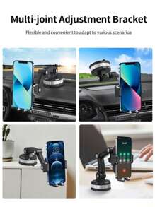 Giá đỡ điện thoại trên ô tô cốc hút - màu đen - Xem 5