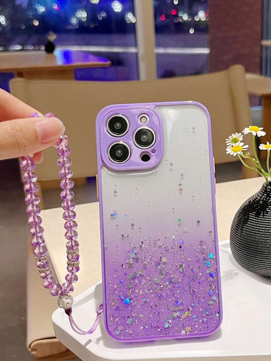 كفر موبايل ألوان متدرجة مع حبل عنق