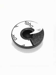 10pcs Rubber Car Shockproof Gasket - Black and White - View 2