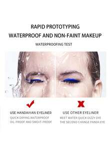 凝膠眼線筆，12 件防水霜凝膠眼線筆持久眼線筆套裝眼線筆 Y2K 化妝美容化妝品 - 01 Black - 查看 6