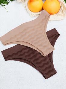 5 piezas Calzoncillos liso simple unicolor - Multicolor - Ver 7