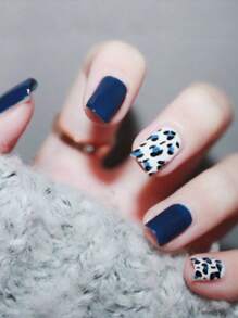 14 Pegatinas Para Uñas Y 1 Empujador De Cutículas. - Multicolor - Ver 1