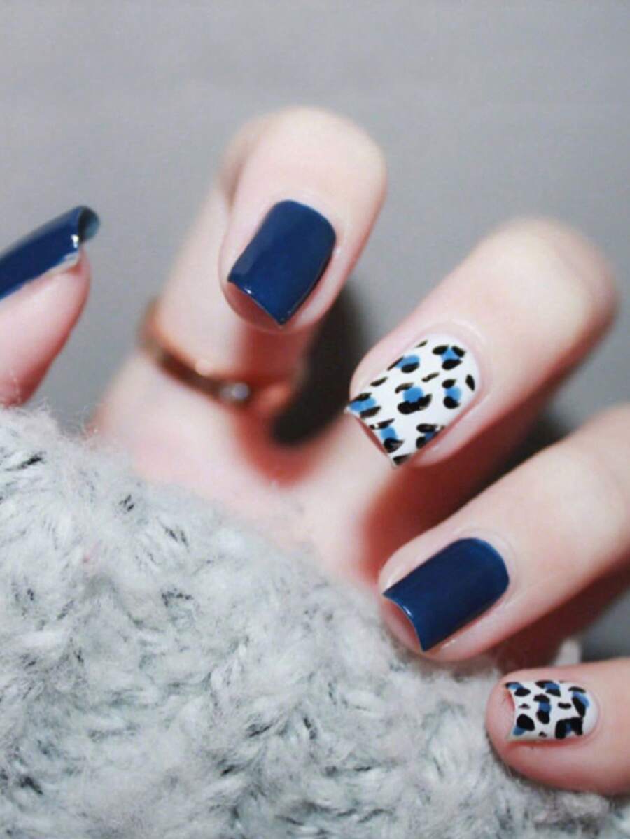 14 Pegatinas Para Uñas Y 1 Empujador De Cutículas. - Multicolor - Ver 1