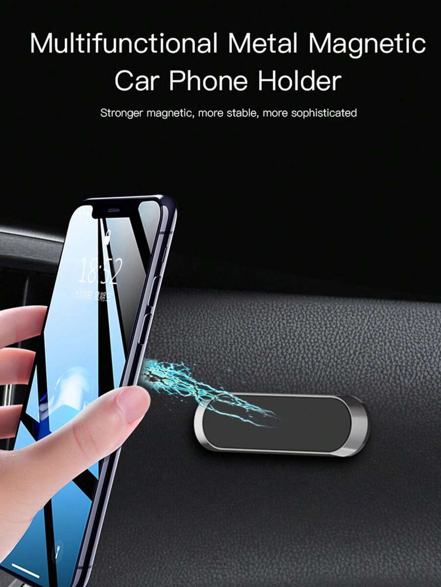 Soporte de celular de coche magnético - Negro - Ver 1