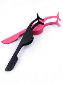 Nhíp bấm mi chuyên nghiệp, 2 dụng cụ trang điểm bằng sắt để nối mi - Nhiều màu - Xem 5