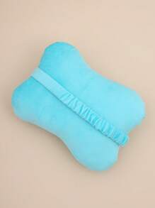 Cartoon Embroidered Car Neck Pillow - Blue - View 3