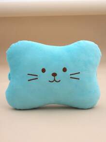 Cartoon Embroidered Car Neck Pillow - Blue - View 4