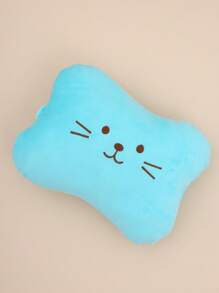 Cartoon Embroidered Car Neck Pillow - Blue - View 5
