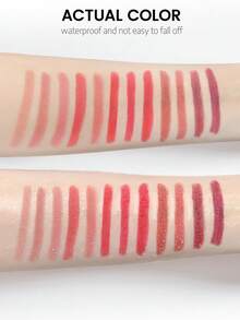 啞光口紅6入組持久簡單的至顏色口紅成套工具 - 02 Hot Love - 查看 5