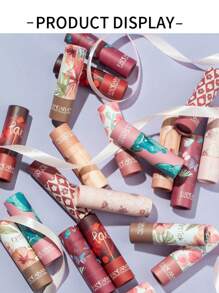 HANDAIYAN 万花筒唇膏管，保湿哑光唇膏，丝绒唇彩，易于涂抹，净含量：3.8g，适合万圣节、返校、海滩旅行、派对、秋冬、彩妆、校园魅力 - 03 Punch - 查看 8