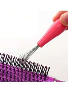 Hair Comb Cleaning Claw - Pink - View 1