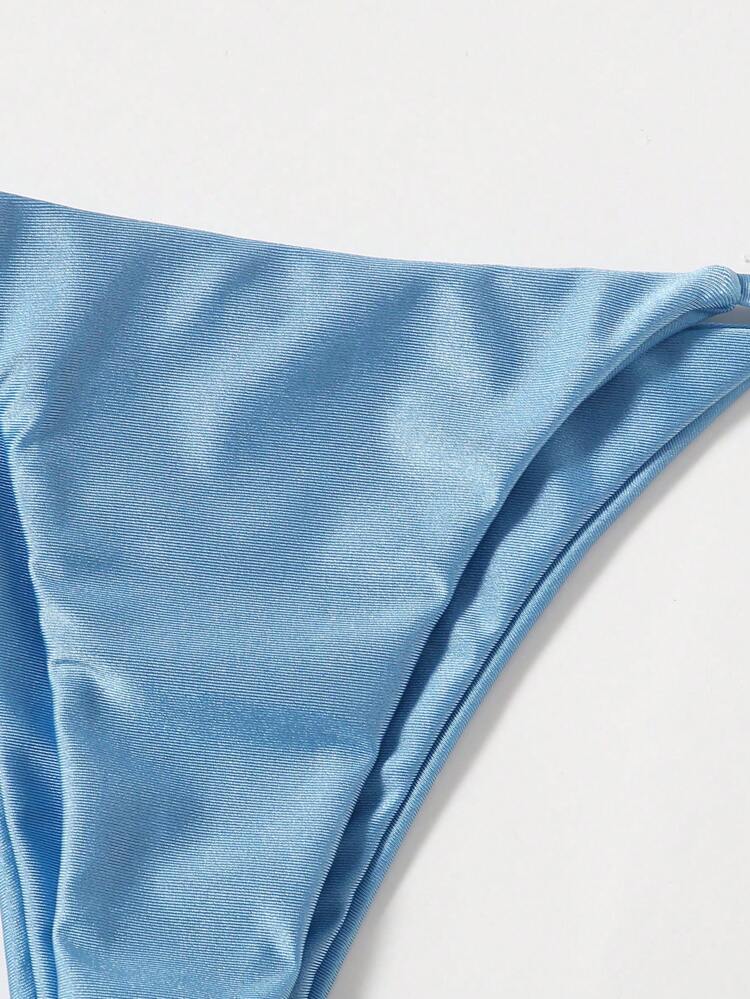 Summer Beach Plain Thong Bikini