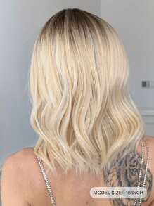 中等卷人造假髮帶劉海 - 彩色 - 查看 2