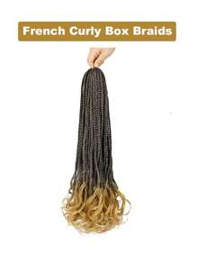 Nối tóc tổng hợp kiểu đuôi ngựa bện trung bình - Hai tông màu - Xem 3