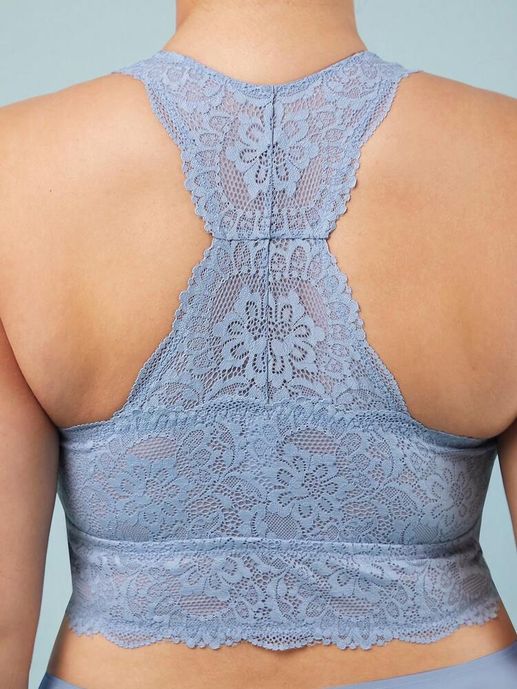 Lingerie Full Coverage Racerback Lounge Lace Bra Corset