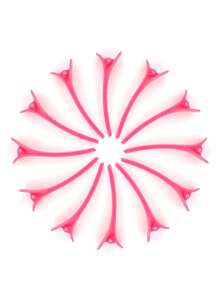 造型发夹，12个装防滑塑料鸭嘴形发夹，无痕发夹，适用于厚薄发质，无需加热即可卷发，卷发器，美发产品及配件，适用于理发店、美容院、返校季、旅行度假等场合，美发配件，卷发器，卷发产品，卷发器，美发工具，卷发卷发器