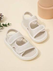 Boys Cut Out Hook-and-loop Fastener Non-slip Sport Sandals For Outdoor