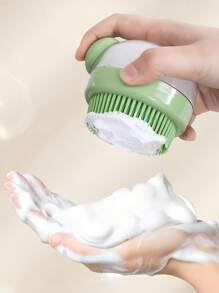 Creative Massage Shampoo Brush, 1Pc Tpu Multifunctional Hair Cleaning Comb Hair Brush Cleaner Tool - Multicolor - View 2