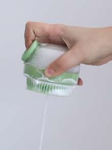 Creative Massage Shampoo Brush, 1Pc Tpu Multifunctional Hair Cleaning Comb Hair Brush Cleaner Tool - Multicolor - View 5