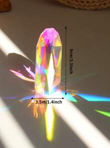 1入組天然水晶掛飾 - 彩色 - 查看 3