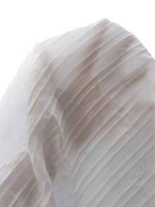 SHEIN VCAY 素色露背繞頸短上衣 - 白色 - 查看 7