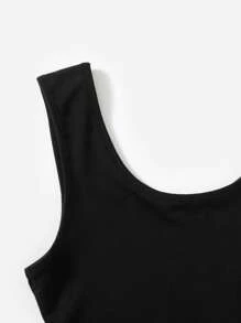 Plaid Print Bow Front PJ Set - Multicolor - View 5